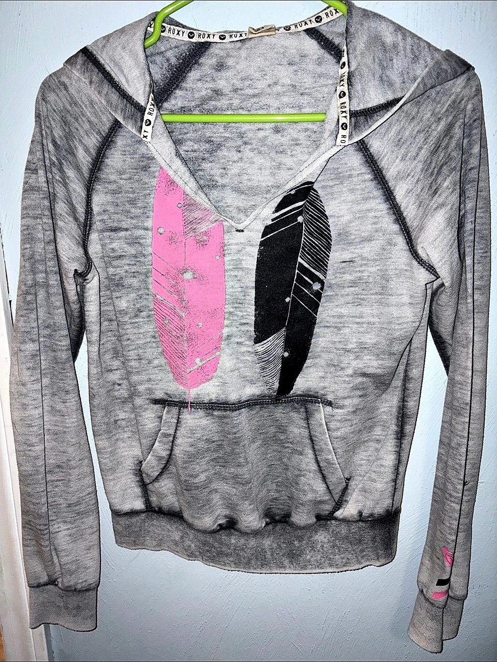 Roxy Color Block Hoodie Size Small